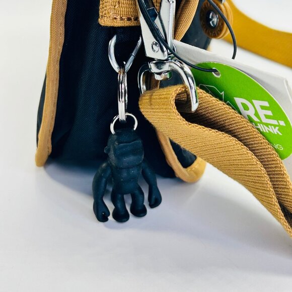 Kipling Danilo Crossbody Bag Nylon Convertible Tote Monkey Keychain Lightweight - Picture 6 of 16
